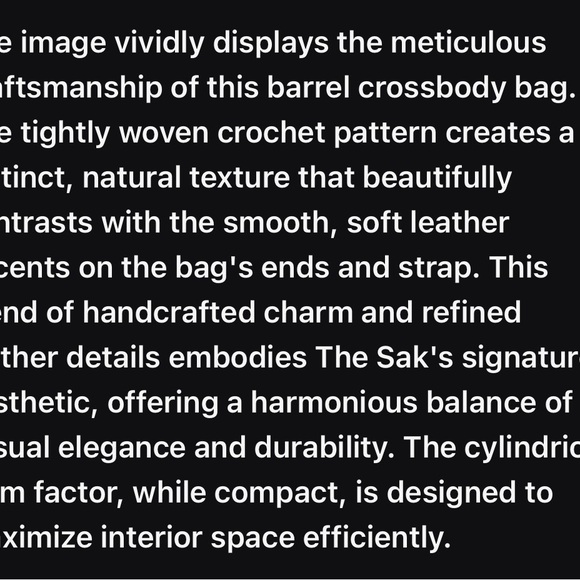 The Sak Paloma Barrel Crossbody Bag - Blush - Picture 9 of 10